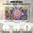 thumbnail image 7 of ZIATUBLES Bohemia Mandala Flower Print Foldable Ironing Mat Pad Heat-Resistant Ironing Blanket for Washer Dryer Tabletop Portable Ironing Board Alternative for Travel, 31.5" x 19.6", 7 of 7