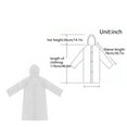 Gaqring Orders, Pack Raincoats Reusable EVA Rain Ponchos Lightweight Rain Coat Rainproof Rain