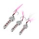 thumbnail image 3 of 3x Señuelos de de tamaño Crankbaits de hilanderos de cebo puntos rojos Plata Sunnimix Señuelo de la cuchara de la pesca, 3 of 8