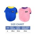 thumbnail image 2 of 2 Pieces Dog Sweaters for Small Dogs, Fleece Clothes, Winter Warm Puppy Sweaters, Pet Cat Clothing(Blue+Pink) - S, 2 of 6
