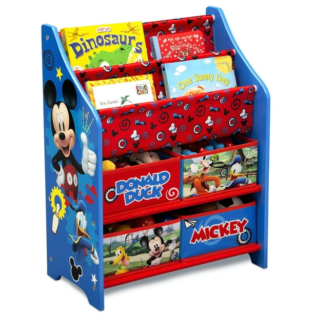 Disney Mickey Mouse Toy and Book Organizer by Delta Children Walmart