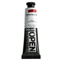 Golden Open Acrylics - Quinacridone Red, 2 oz Tube