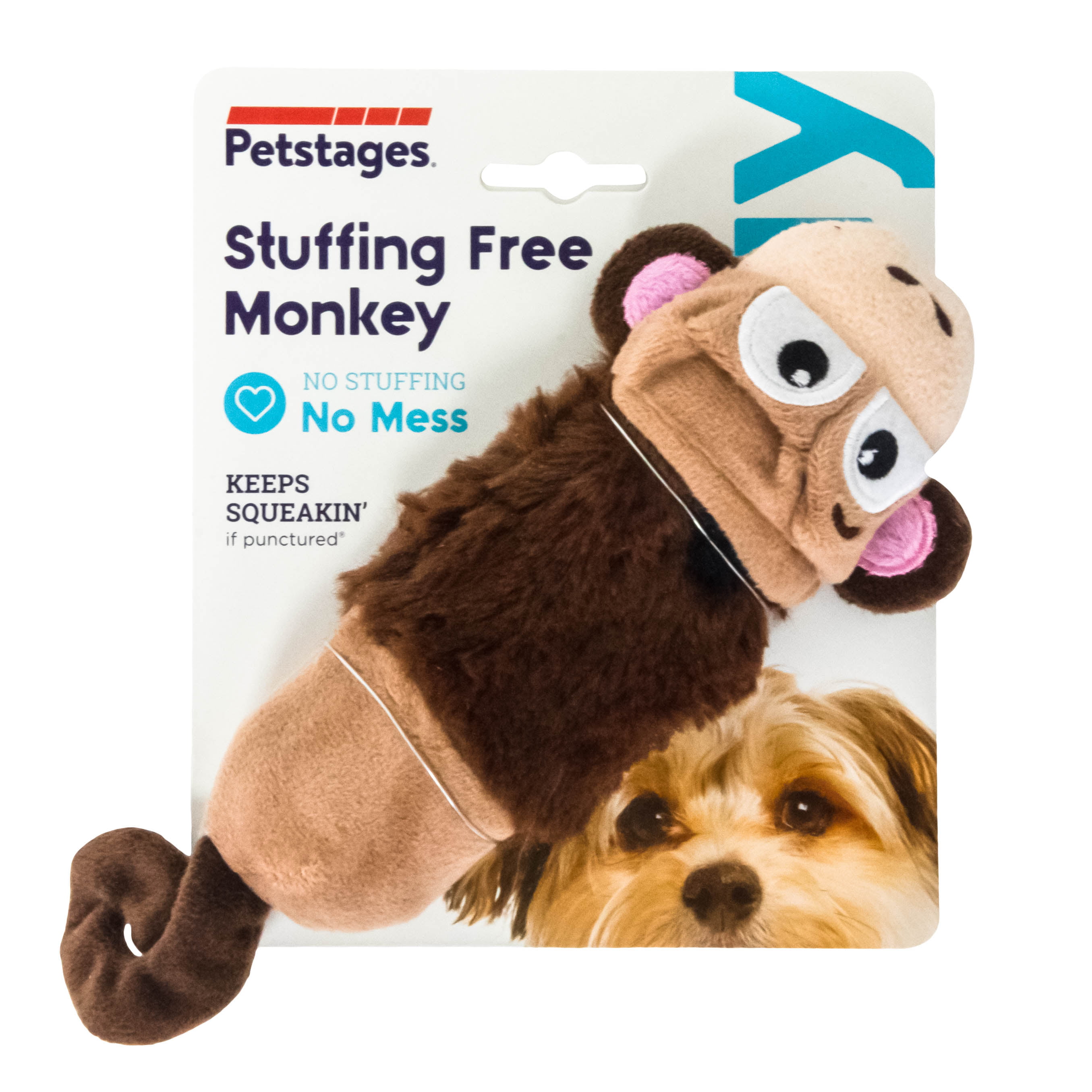 Pet Supplies : FGA MARKETPLACE Duck- Monkey Flat NO Stuffing NO Squeak  Plush Dog Toy, Funny Style Will Entertain Your Dog for Hours, Recommended  for Small and Medium Dog 21 INCH Long 