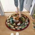 thumbnail image 4 of Adorable Corgi Christmas 3D Rug Christmas Optical Illusion Rugs, Decorative Rugs with Depth Pattern Theme, Holiday Decorations Christmas's Area Rug for Living Room 47in, 4 of 5