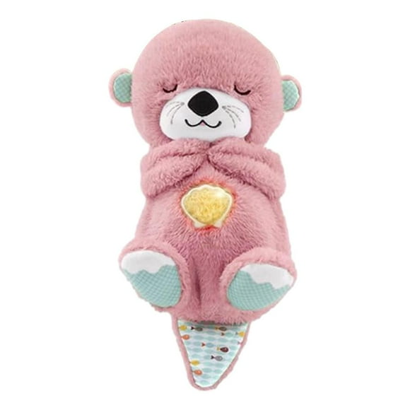 Lovely Cartoon Otters Cuddly Toy With Music Lightweight Baby Developmental Toys Novelty Gift For Toddler