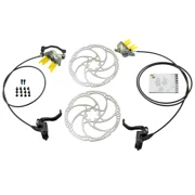Magura MT7 Pro 4-Piston Post Mount Hydraulic Disc Brake Set w/ 203mm Rotor (F+R), MG2559