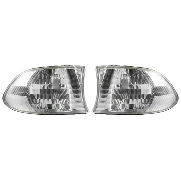 Pair Clear Turn Signal Light Front Left Right Side Corner Signal Light for BMW E38 7 Series 1999-2001