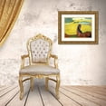 thumbnail image 3 of Marc, Franz 14x11 Gold Ornate Wood Framed with Double Matting Museum Art Print Titled - Horse in the Landscape, 3 of 4