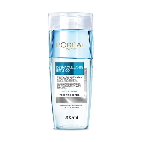 Desmaquillante bifásico L'Oréal dermo expertise para todo tipo de piel 200 ml