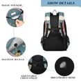 thumbnail image 4 of FORMRS School Backpack 17" Student Travel Bag with Laptop Compartment, Blue Rainbow, 4 of 7