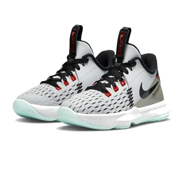 Tenis Nike Lebron Witness V para Ninos UNISEX 17 A 22. CT4630 006 gris 21 Nike CT4630 006 LEBRON WITNESS V Walmart en linea