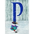 thumbnail image 2 of America Forever Winter Monogram Letter P House Flag Vertical Double Sided 28 x 40 inches Snowman in Winter Holiday Seasonal Flags for Outdoor, Yard, Porch Decoration, Merry Christmas House Flag, 2 of 5