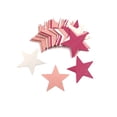thumbnail image 1 of Recortes de confeti de estrellas colgantes, adorno de cartel pequeño, decoración de fiesta, adorno creativo para el hogar, suministros festivos Kits de decoración para fiestas rosa rosa blanco Advancent HA059433-08, 1 of 6