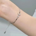 thumbnail image 7 of DLQT Silver Moon Bracelet Light Luxury Bestie Niche Exquisite Picking Stars And Embracing The Moon To Send Girlfriend Gifts, 7 of 7