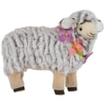 thumbnail image 3 of Northlight Sheep Wearing Flower Necklace Easter Decoration - 8", 3 of 6
