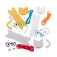 thumbnail image 2 of Cats in Sweaters Craft Kit, Makes 12, Craft Kits, Party Supplies, 12 Pieces, 2 of 3