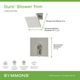 thumbnail image 3 of Symmons S3691BBZ15TRM Duro Hydromersion Shower Only Trim Package - Bronze, 3 of 7