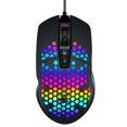 thumbnail image 1 of EeaseCA 1 Pc Wired Mouse Glowing Gaming Mouse Hollow-out Controller Computer Accessory, 1 of 7