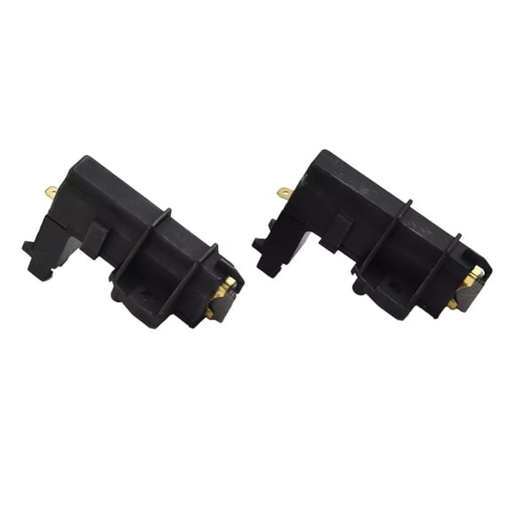 2x Durable Carbon Brushes for Hoover, Aeg, Ariston, Indesit, Candy Washing Machines Easy Installation Washing Machine Performance