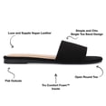 thumbnail image 3 of Journee Womens Kolinna Slip On Slide Flat Sandals, Widths Available, 3 of 10