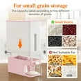 thumbnail image 6 of Lifewit 2-Pack Rice Dispenser 25 lbs, Rice Storage Container Moisture Proof with Measuring Cup, BPA-Free, Pink, 6 of 8