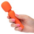 thumbnail image 3 of CalExotics Stella Liquid Silicone Mini Personal Massage Wand, Orange, 3 of 9