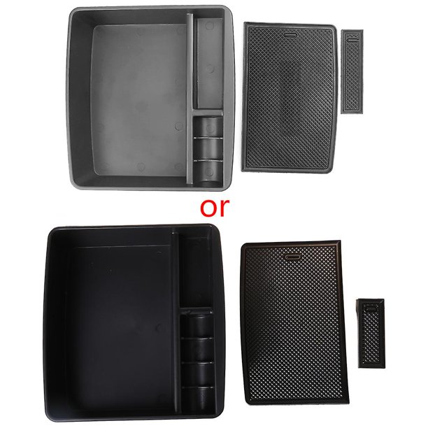 Organizador de consola central, bandeja, reposabrazos, caja de almacenamiento para Land Cruiser Prado
