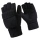 thumbnail image 5 of guantes sin dedos Flip Fingerless Gloves Tejer Mitones De Medio Dedo Para Correr Negro Negro Magideal guantes sin dedos, 5 of 7