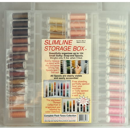 - Sulky Slimline Box Complete Flesh Tones Collection 40 Wt. Rayon 885-13
