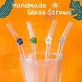 thumbnail image 4 of 1 Set Creative Baby Turtle Drinking Straws High Borosilicate Glass Straws For Coffee Mug Tea Beer Cocktail Bar Accessories A5, 4 of 6