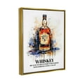 thumbnail image 4 of Stupell Industries Funny Whiskey Phrase Food & Beverage Painting Gold Floater Framed Art Print Wall Art, 25 x 31, 4 of 10