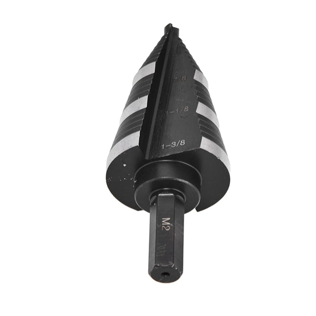Broca Escalonada con Vástago Hexagonal 3/16 a 1‑3/8 Pulgadas Bling Bling