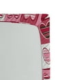 thumbnail image 2 of Ambesonne Pink White Fitted Sheet, Vintage Geometric, Twin Size, Dried Rose White, 2 of 2