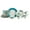 Green/White, variant on 222 Fifth Eliza 16-Piece Porcelain Dinnerware Set, Blue, Dishwasher Safe