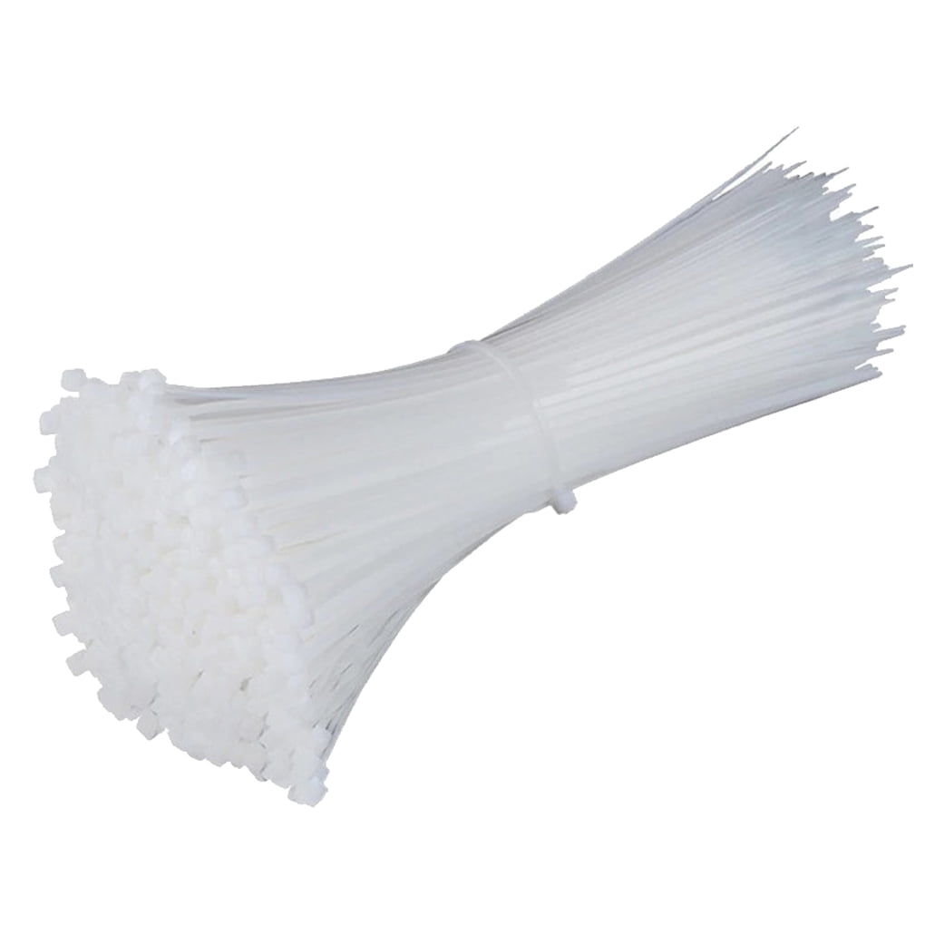 100pcs Cable Ties 3x150mm Reusable Standard Self-locking Plastic Nylon Wire Zip String Tie,White