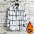 thumbnail image 2 of Towmus Plus Size Classic Flannel Shirt Long Sleeves Casual Button Down Collared Fall Tops M-3XL, 2 of 4