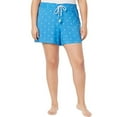 thumbnail image 2 of JENNI INTIMATES Intimates Blue Sleepwear Sleep Shorts Plus 2X, 2 of 3