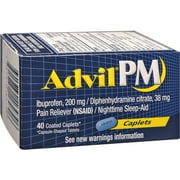 Advil PM Caplets, 40 CT (Pack of 6)