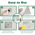thumbnail image 4 of Fabulas 10 Pack Drywall Repair Patches Kit, 4/6/8inch, Aluminum Self-Adhesive Mesh Gray, 4 of 7