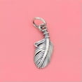 thumbnail image 4 of EOEMY 925 Sterling Silver Feather Charm Pendant A2936-1 Piece, 4 of 6