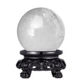 thumbnail image 2 of Black Resin Crystal Ball Stand for Decor Stably Hold Clear Sphere Perfect for Home Desktop Display, 2 of 8