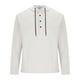 thumbnail image 4 of pstuiky Camisas casuales de manga larga para hombre, Blusa con capucha de manga larga con botones y cordón ajustable para hombre Tops de talla grande para hombre xl, 4 of 6
