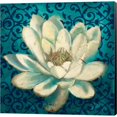 thumbnail image 1 of Great Art Now Water Lilly on Teal by Patricia Pinto, Canvas Wall Art, 24W x 24H, 1 of 2