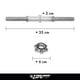 thumbnail image 3 of Par de Mancuernas Cromadas Xtreme Life Ajustables para Entrenamiento Gym plateado DPMCMC220001, 3 of 7