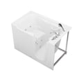 thumbnail image 3 of Meditub Collection 36 in. L x 60 in. W Whirlpool Jetted Bathtub with Right Drain in White with Powered Fast Drain, 3 of 4