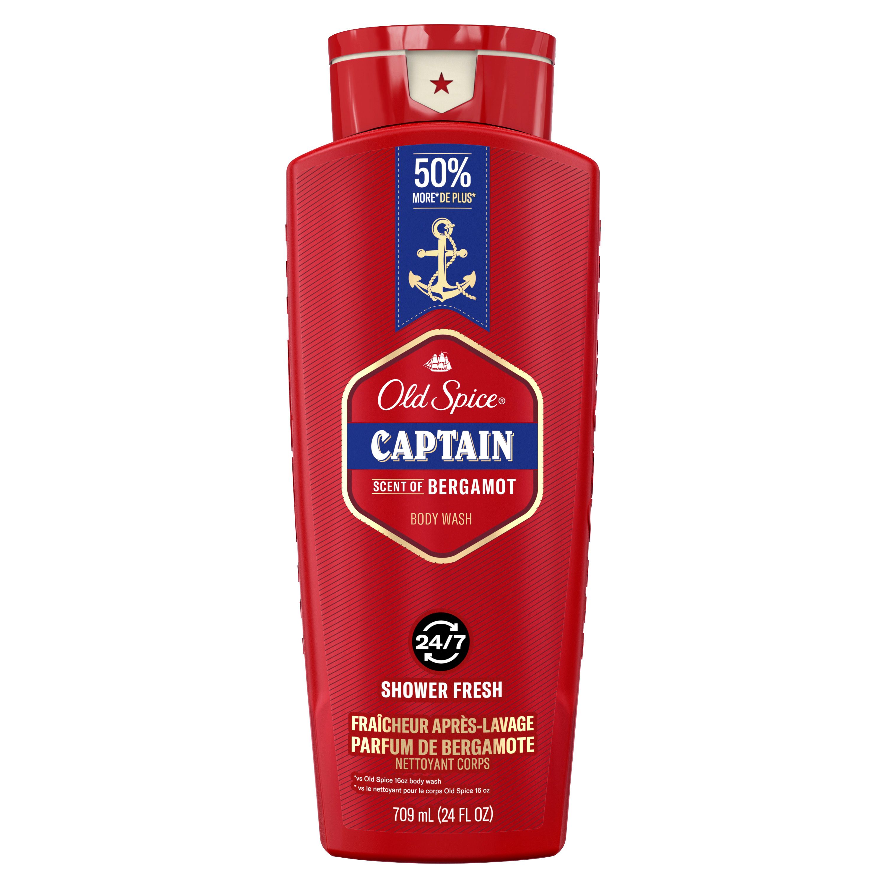 Old Spice Captain Duschgel Für Männer – 16 Oz (ca. 473 Ml), Erfrischendes Dufterlebnis