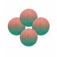 thumbnail image 7 of 13 Inch Round Placemats Set of 4, Red Green Ombre Non Slip Heat Insulation PP Table Mats, Modern Art Gradient Orange Washable Place Mats for Kitchen Dining Party Table Decor, 7 of 7
