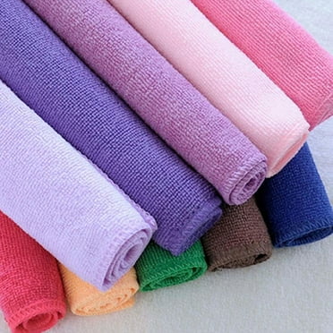 Dream Lifestyle Microfiber Cloths, Soft Fast Drying Absorbent Washcloth Towel, Household Hand Cloth for Home, Kitchen, Car, Window, Dish Towel 10PCS