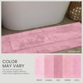 thumbnail image 6 of Home Weavers Classy Bathmat 100% Cotton Tufted Bath Rug, Extra Soft and Absorbent Bath Rugs, Bath Carpet, Machine Wash, bath rug for Bathroom, 17"x24" Rectangle, Pink, 6 of 10