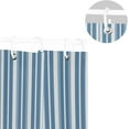 thumbnail image 5 of FREEAMG Light Blue Vertical Stripes Shower Curtain Bathroom Decorative Shower Curtain Waterproof Washable Reinforced Grommets, 72x72 Inch, 5 of 5